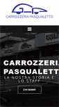 Mobile Screenshot of carrozzeriapasqualetto.com